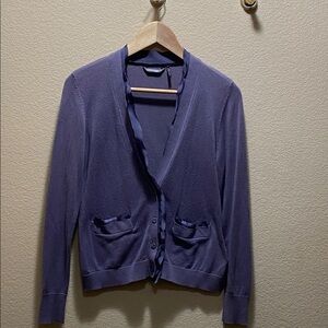 Daisy Fuentes Lavender Knit Sweater